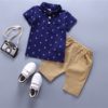 Khaki shorts and shirt set - Image 3